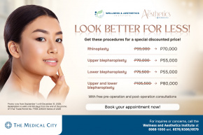 Look better for less with The Medical City’s discounted rhinoplasty and blepharoplasty - Limited Time Offer!