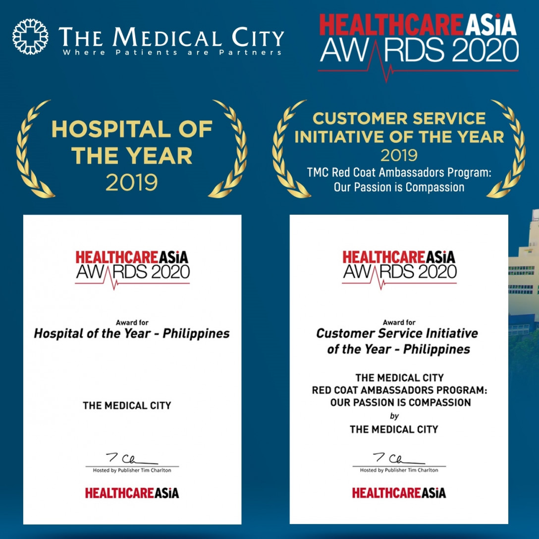 The Medical City bags two awards for its main facility at the Healthcare Asia Awards 2020