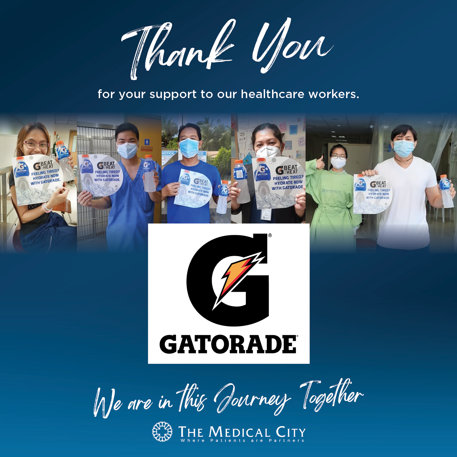 gatorade partnership with the medical city