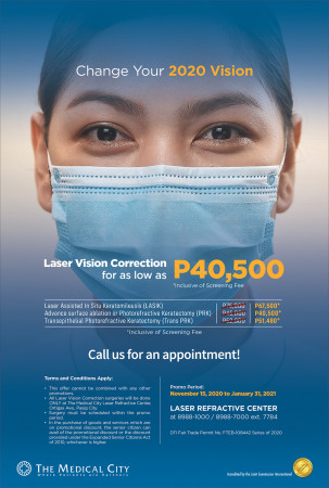 laser vision correction promo information