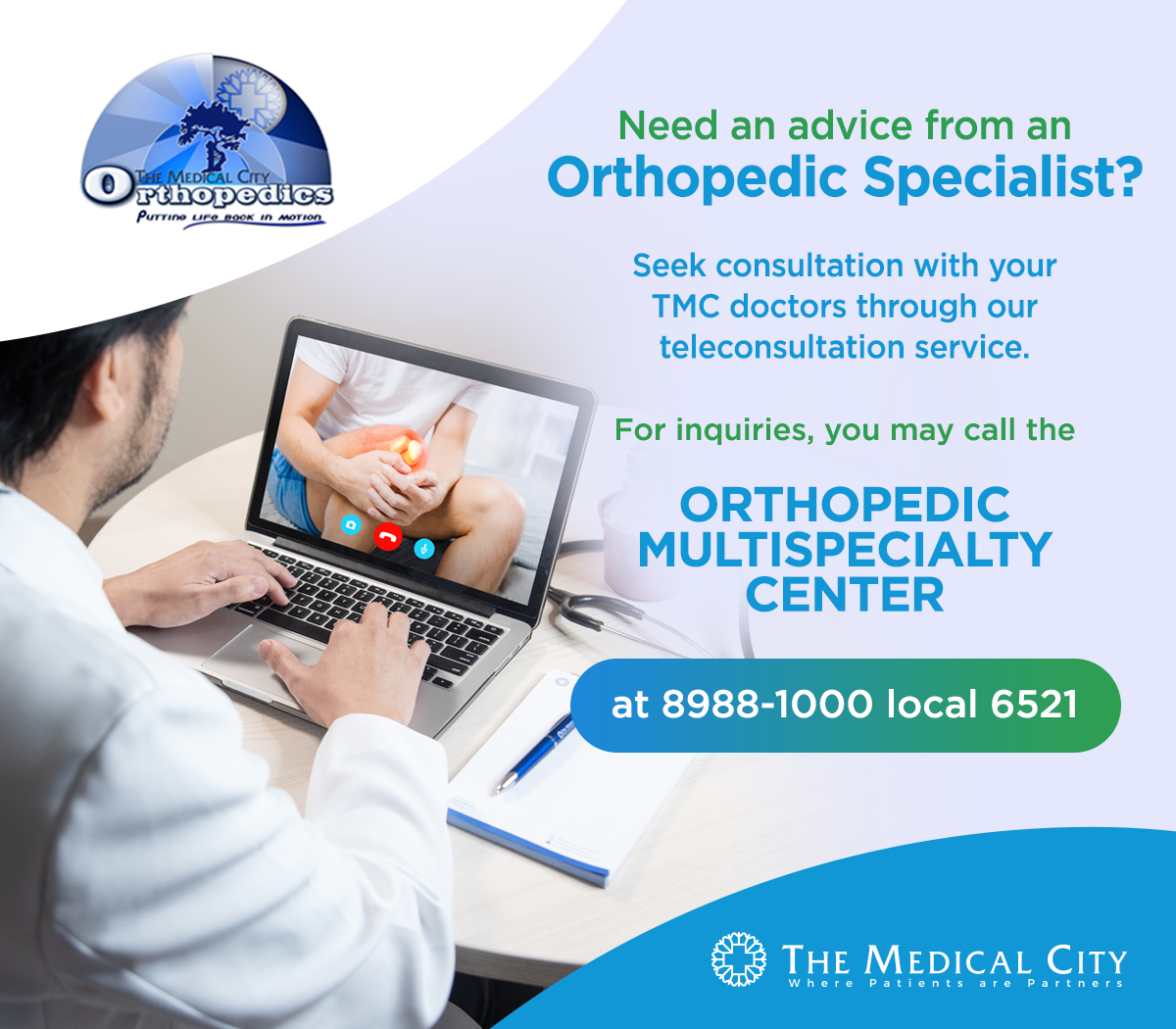 Need an advice from an Orthopedic Specialist?