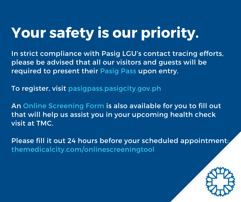 TMC Advisory on Pasig Pass