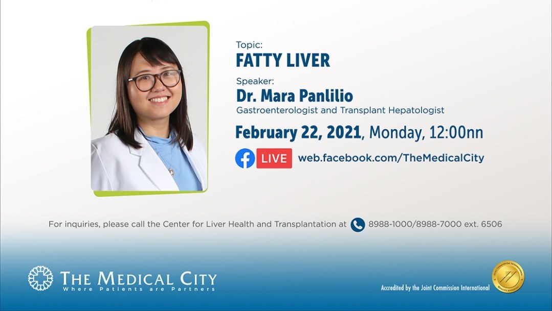 tmc webinar on having a fatty liver schedule and speaker info