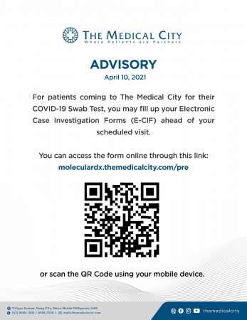 TMC Advisory on E-CIF | April 10, 2021