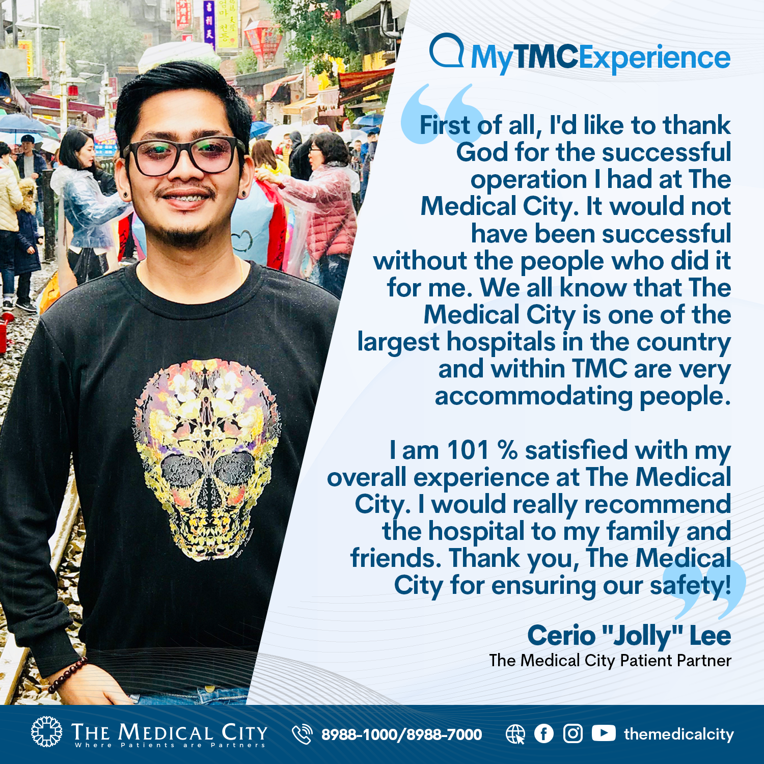 My TMC Experience: Cerio “Jolly” Lee