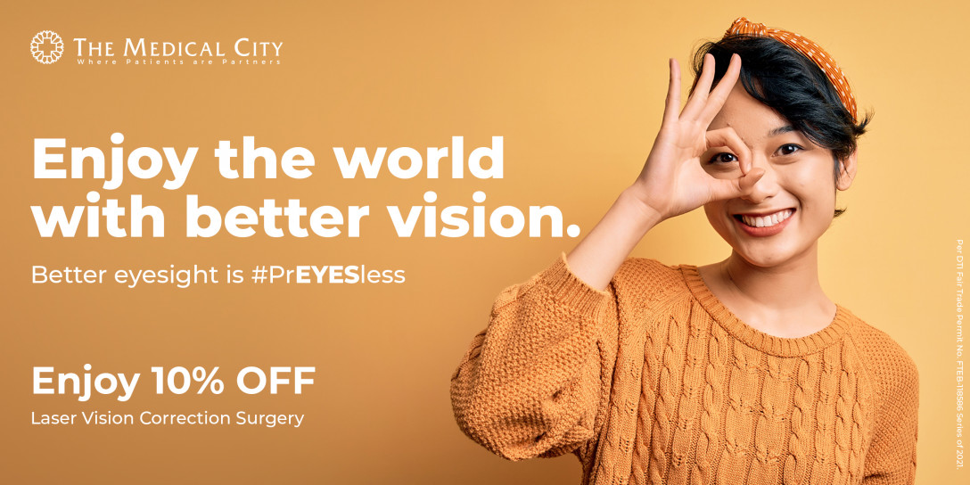 The Medical City Offers Discount on Laser Vision Correction Surgery Procedures for a limited time