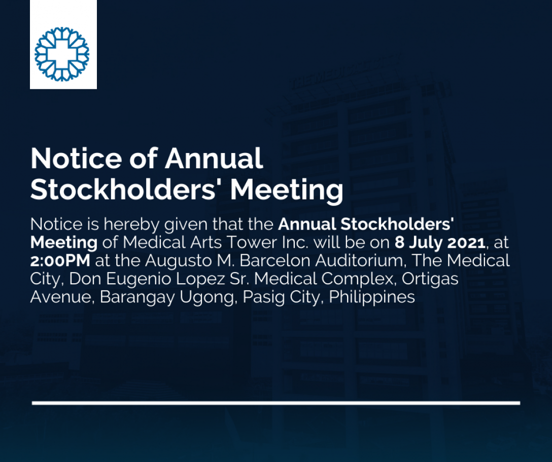 Notice of Annual Meeting of Stockholders