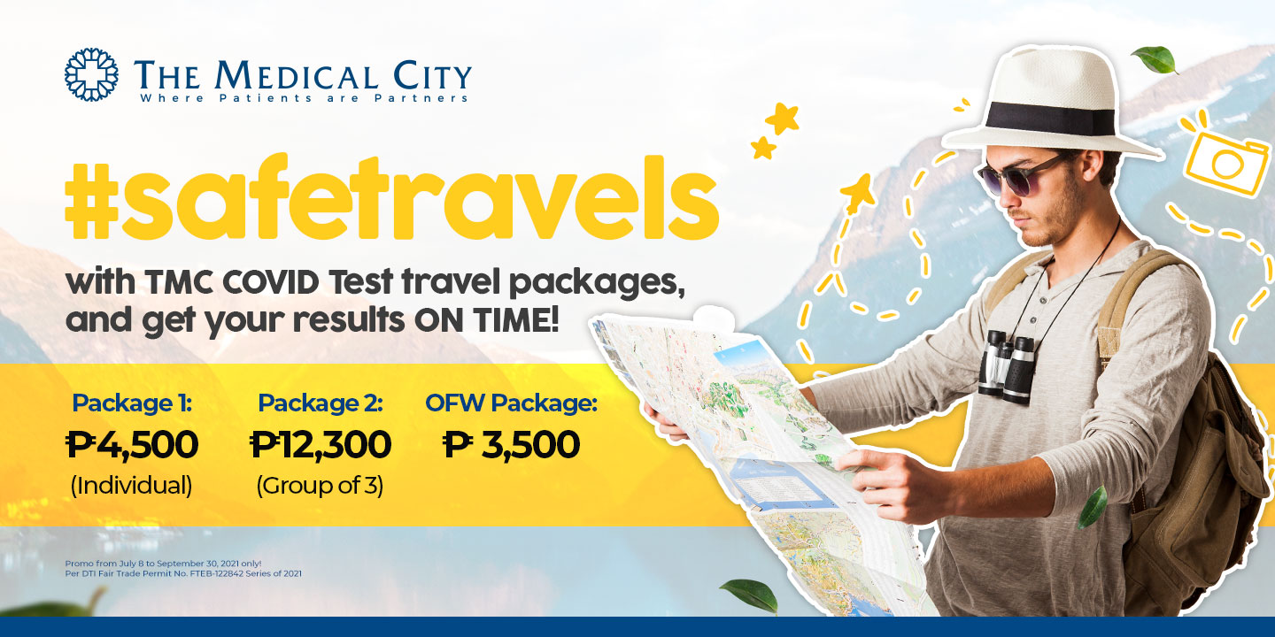 the medical city test travel package