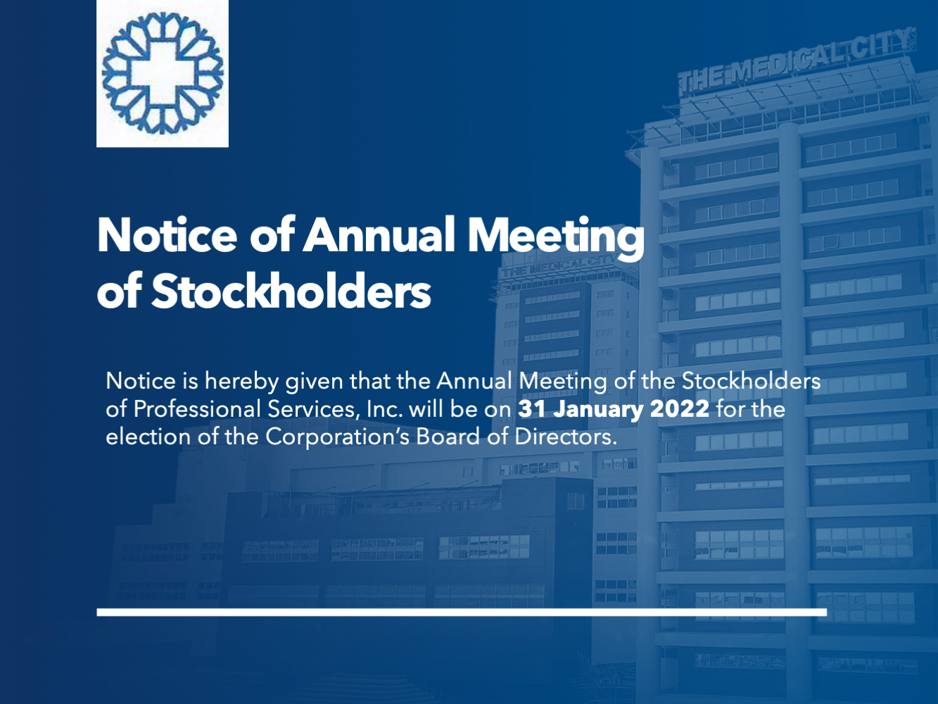 Notice of Annual Meeting of Stockholders