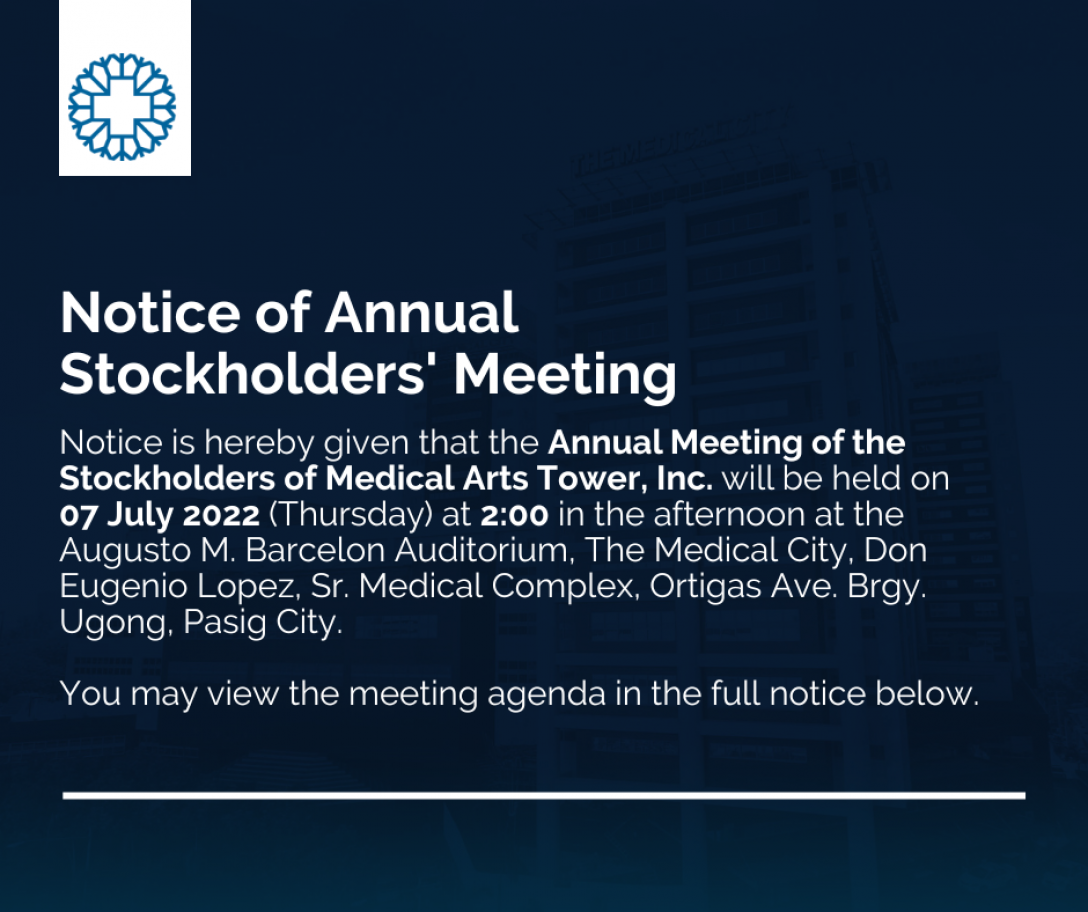 notice of annual stockholders meeting