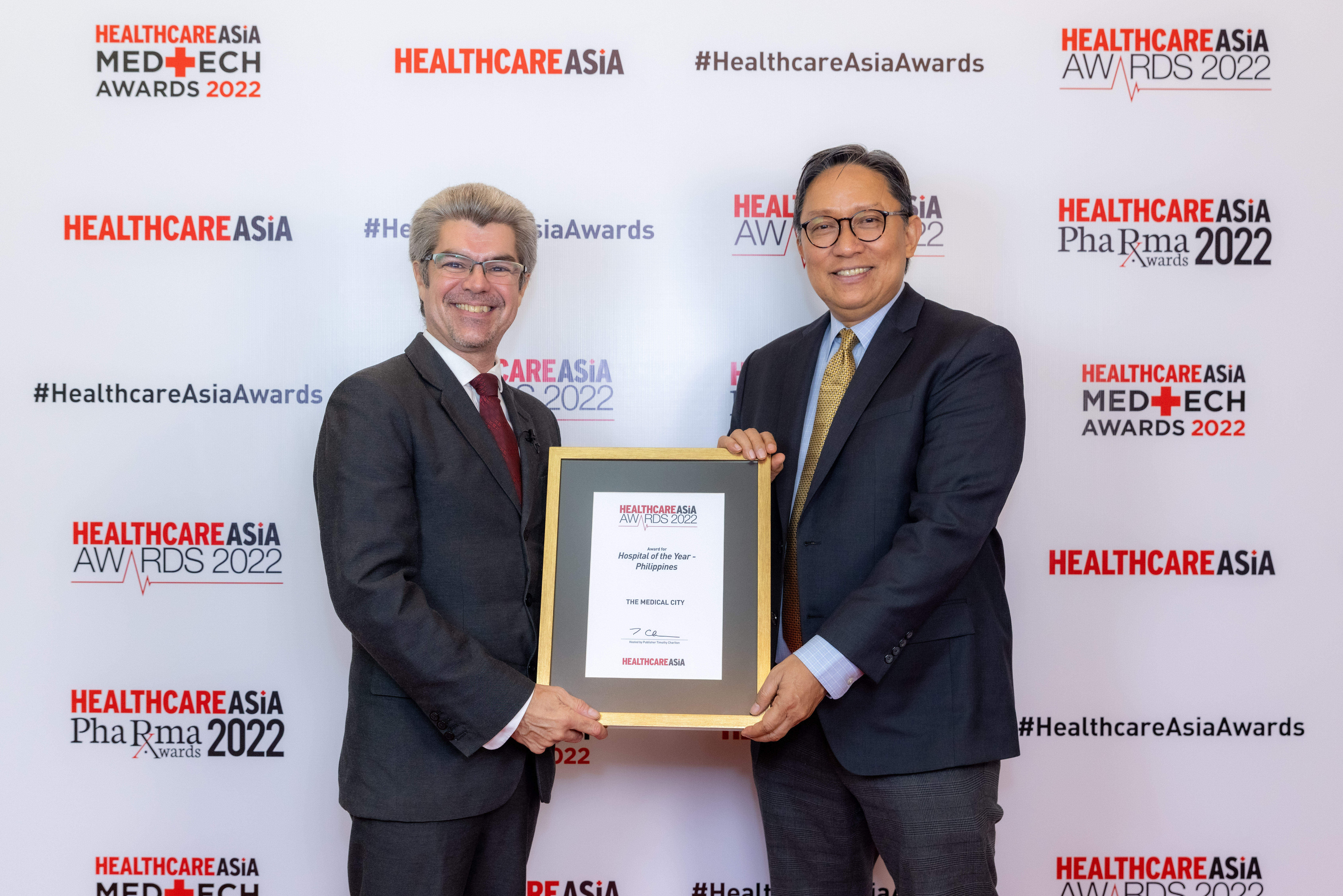 The Medical City Ortigas bags HOSPITAL OF THE YEAR and MEDICAL TOURISM AWARD at Healthcare Asia Awards 2022