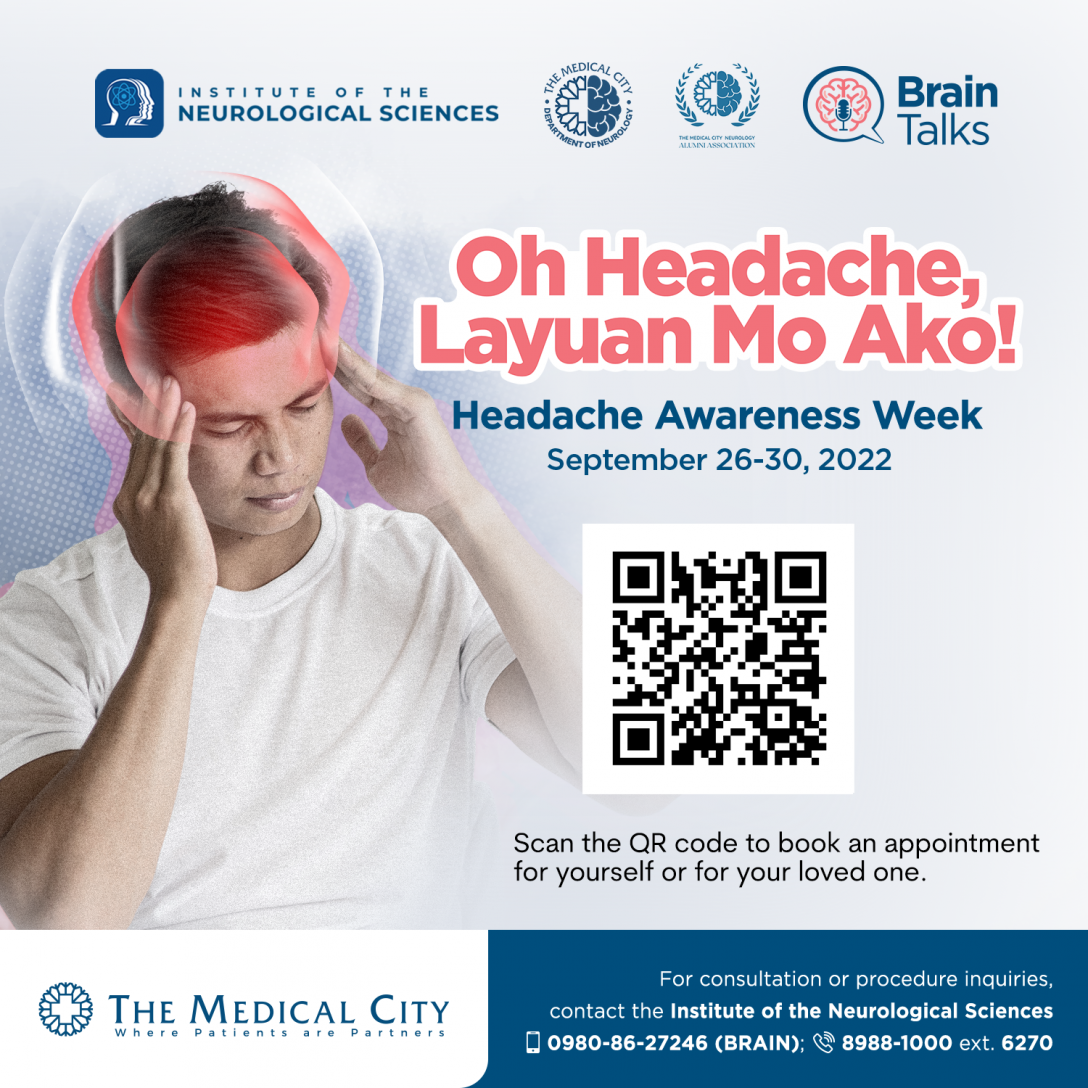 headache awareness week qr code for appointment booking