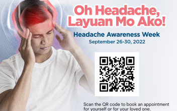 headache awareness week qr code for appointment booking