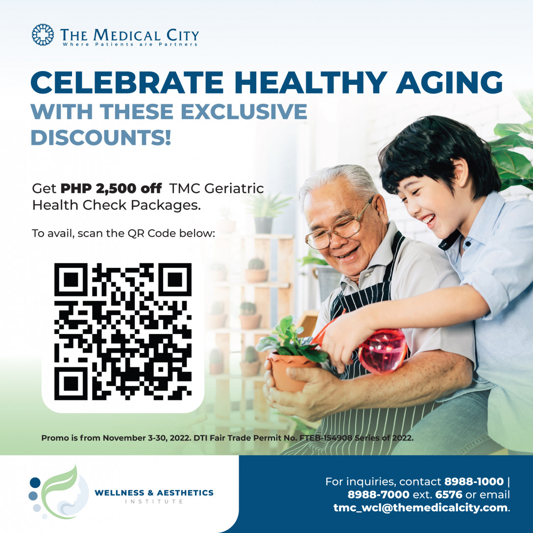qr code to avail tmc geriatric health check packages