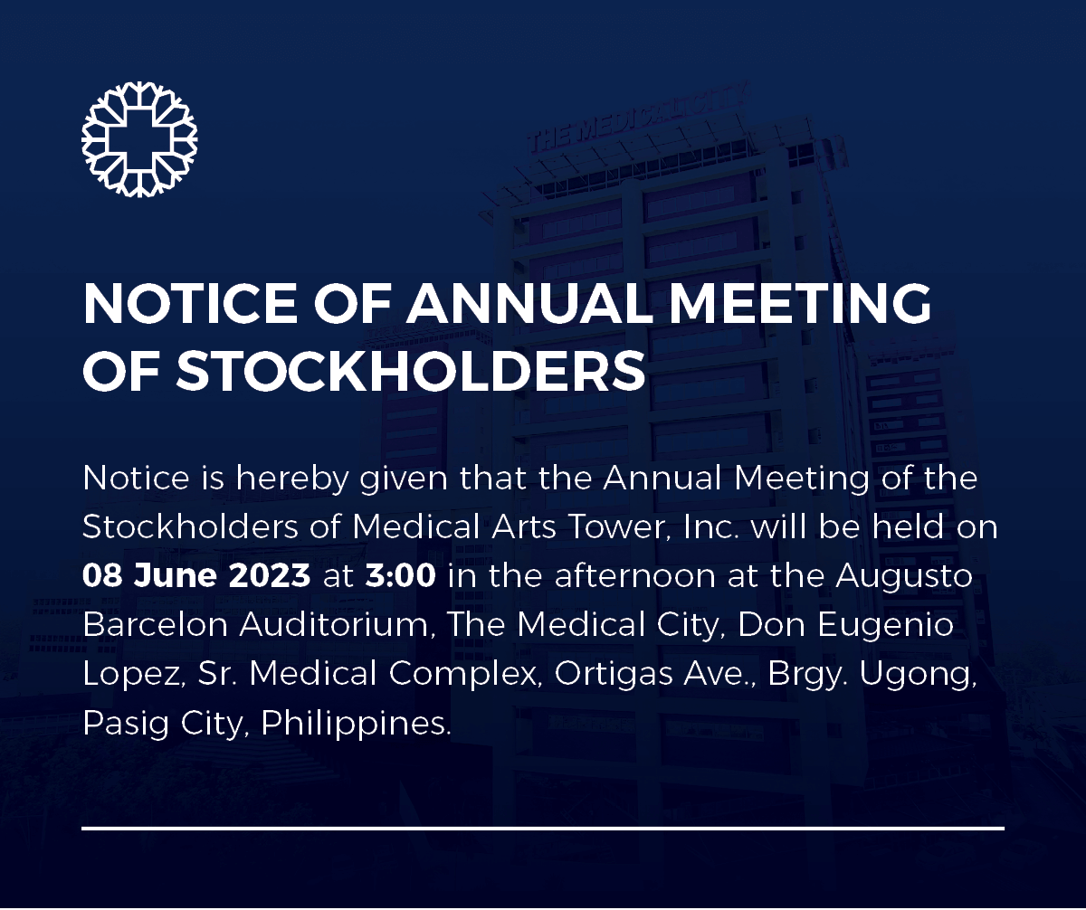 NOTICE OF ANNUAL MEETING OF STOCKHOLDERS