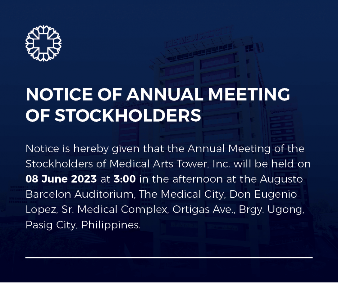 notice of annual meeting of stockholders