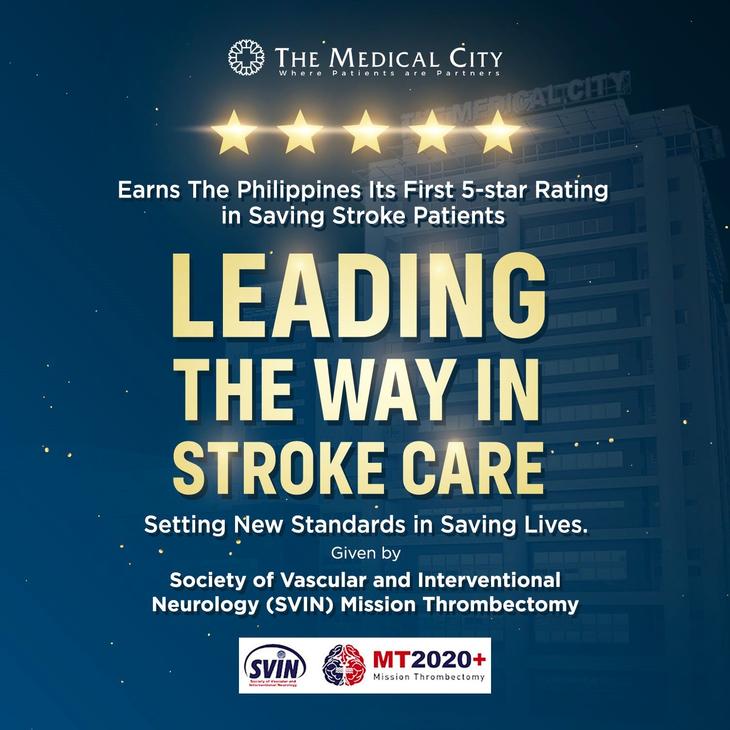The Medical City Earns the Philippines Its First 5-star Rating in Stroke Care