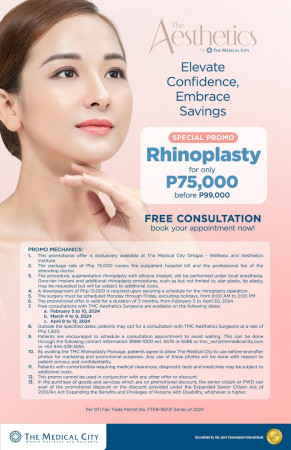 Unveil a New You with The Medical City's Exclusive Rhinoplasty Promo - Limited Time Offer!