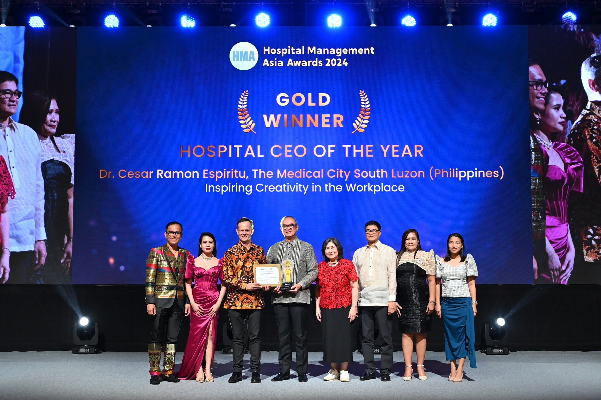 TMC South Luzon’s Dr. Cesar Espiritu Bags CEO of the Year Award-Gold Winner in Hospital Management Asia 2024